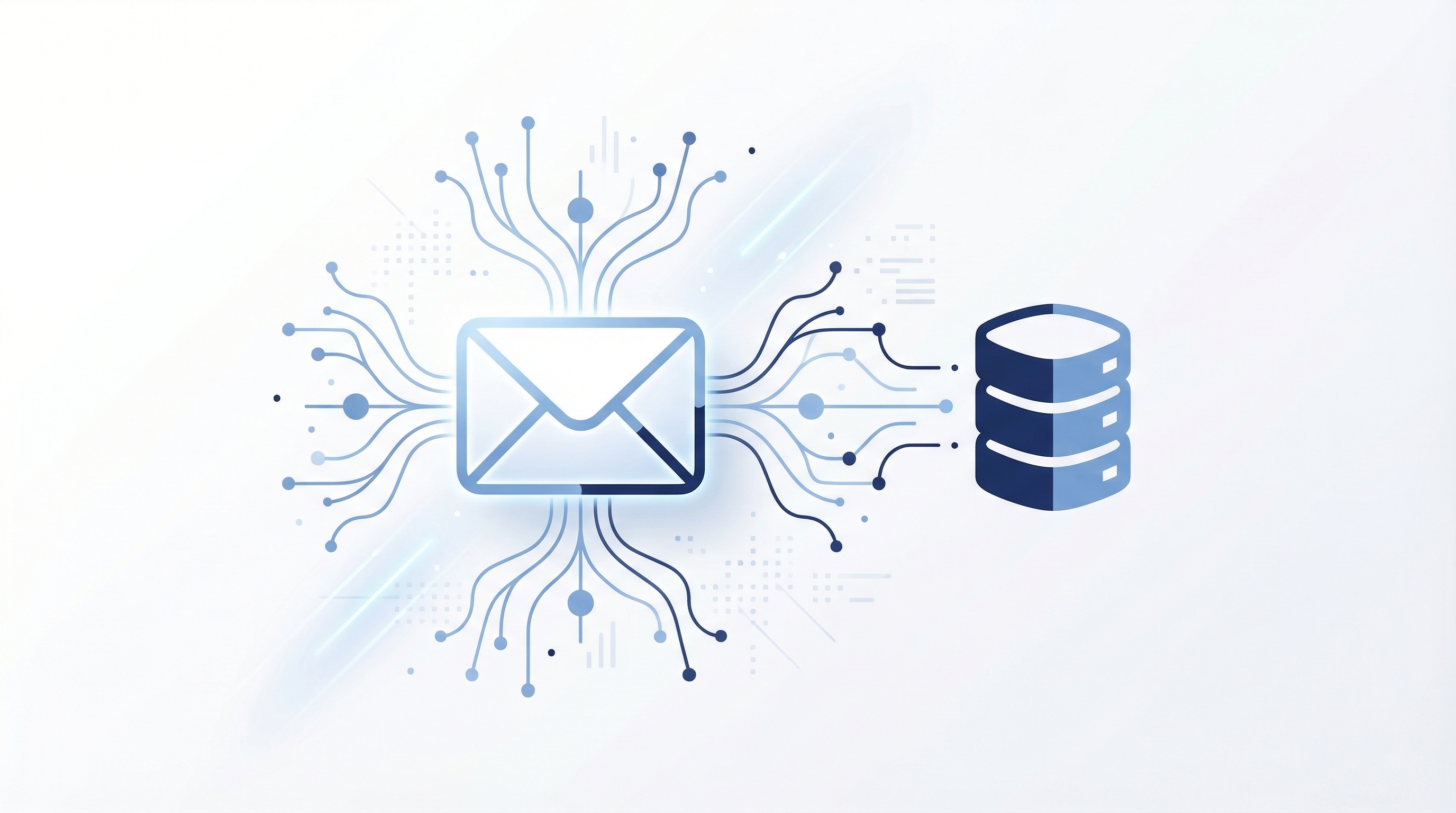 AI-powered email processing connecting Office 365 with business systems